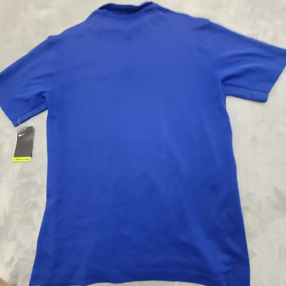 Nike Chicago Cubs Polo‎ Shirt Mens Large 2XL Blue Authentic